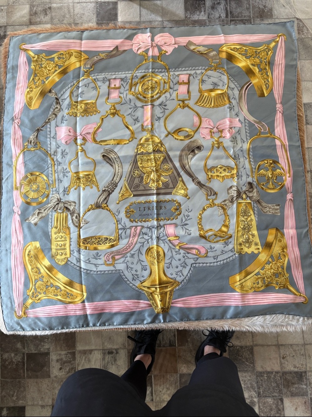 Hermes Silk Scarf